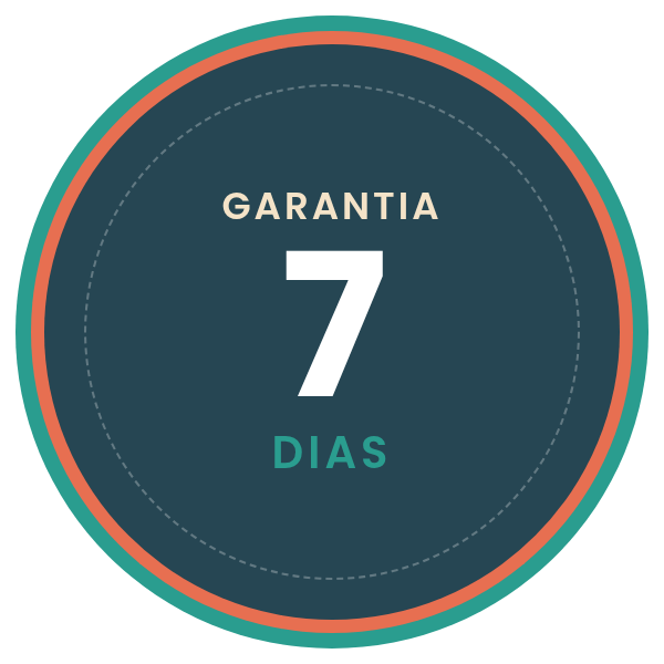 Selo de garantia: reembolso em até 7 dias